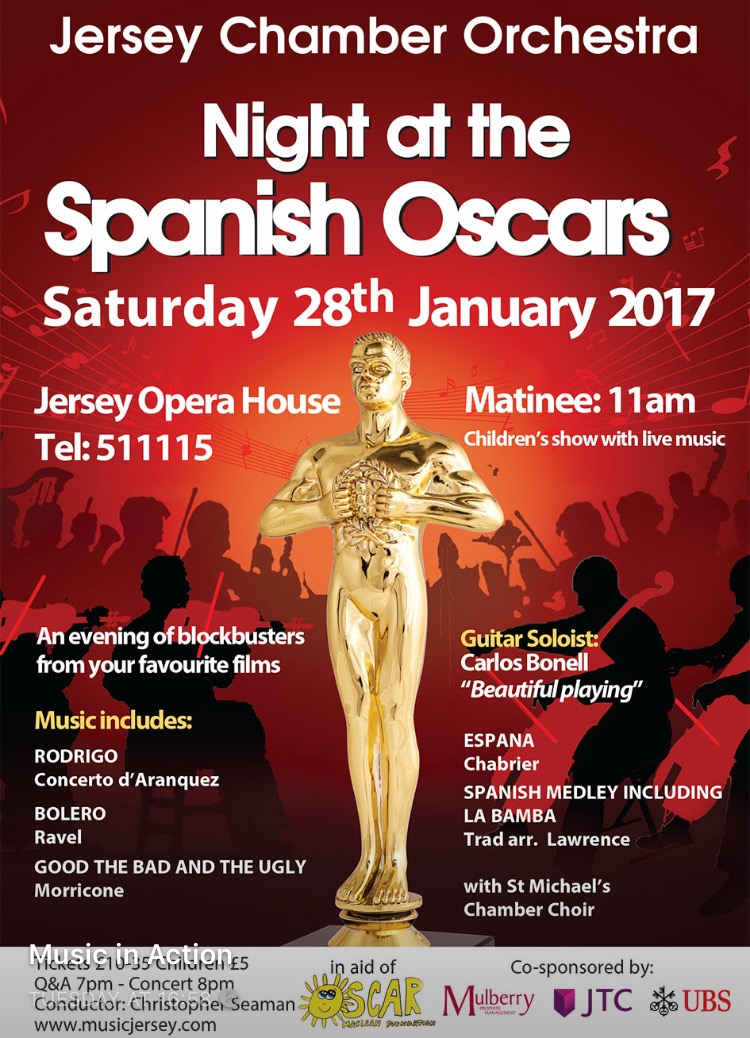 Oscars Jersey Chamber Orchestra Opera House